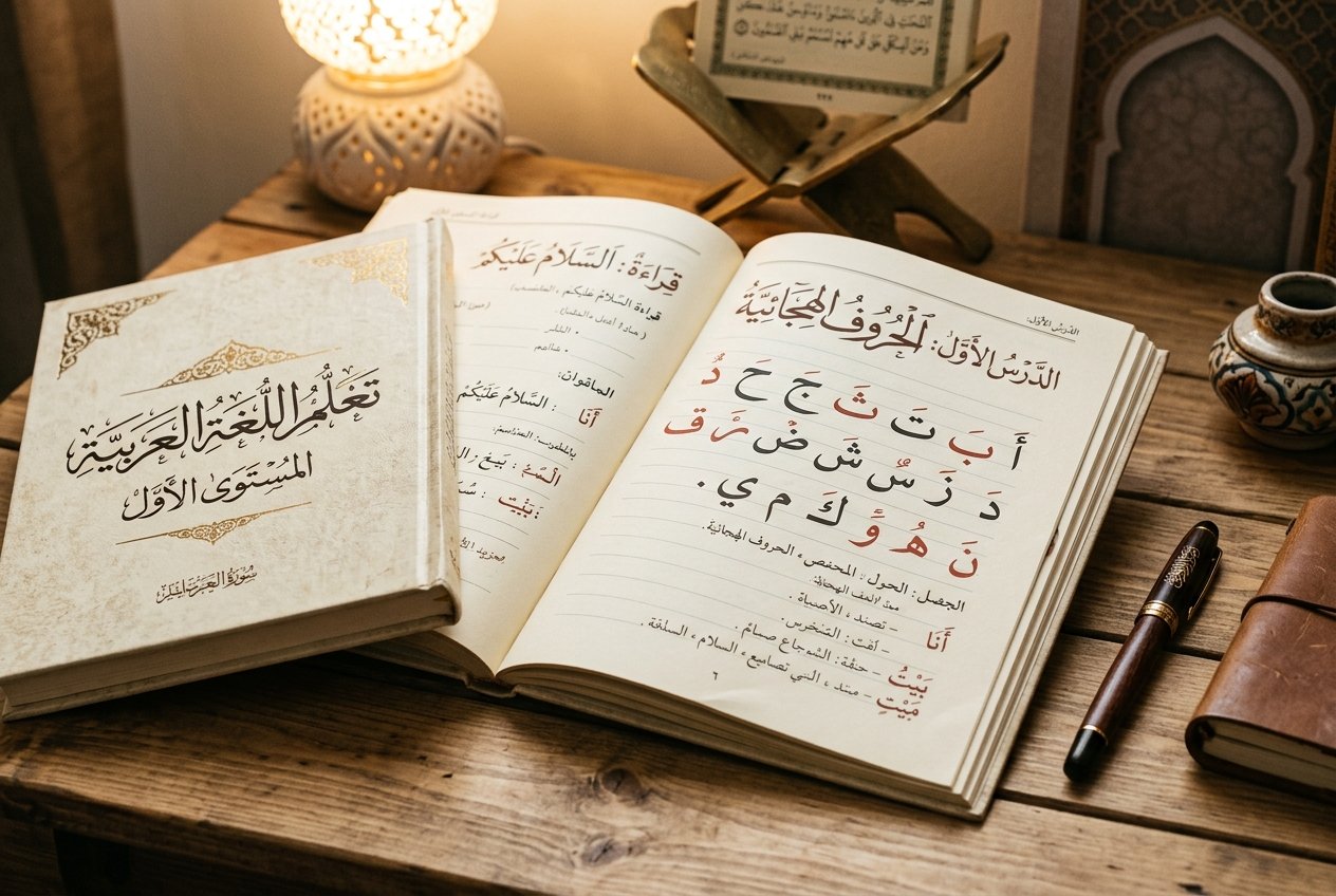 Students studying Arabic Basics