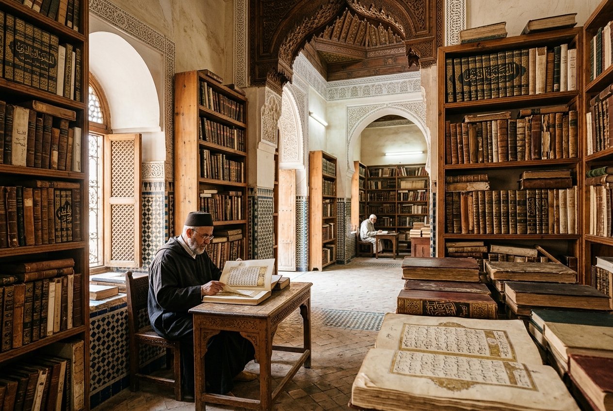 Islamic scholars discussing Dars-e-Nizami