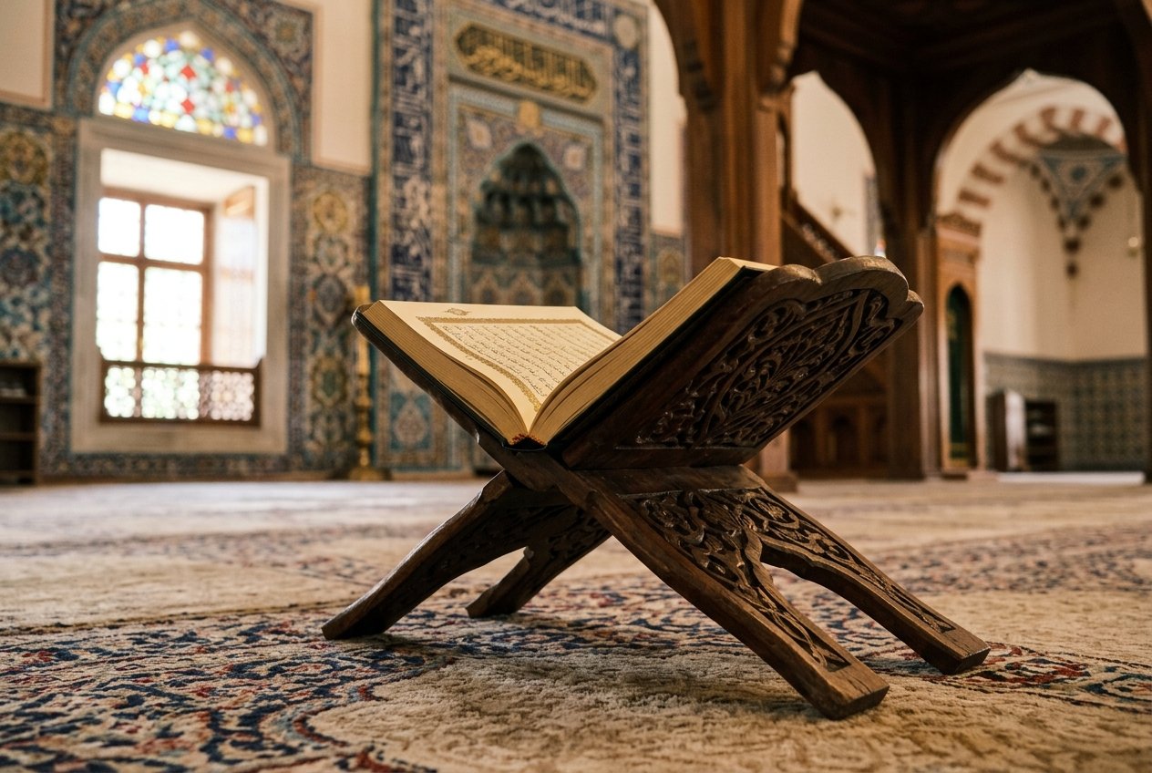 Student reading the Holy Quran for Hifz